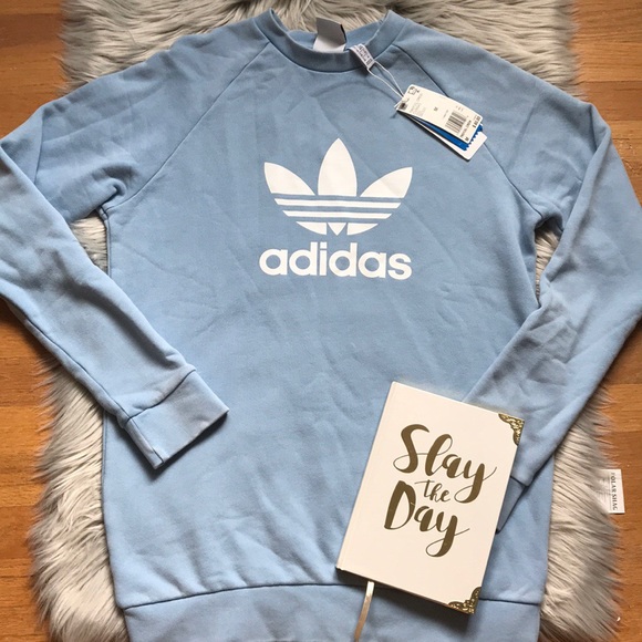 adidas Other - NWT Light Blue Adidas Sweatshirt Sweater